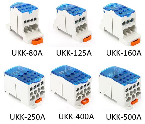 UKK Din Rail Power Distribution Box Terminal Blocks